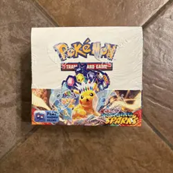 NEW- Pokemon Scarlet & Violet Surging Sparks Booster Box 36 Pack -Factory Sealed - Image 1