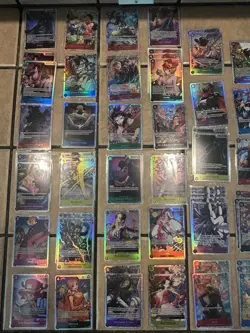Huge One Piece Card Game SR Lot – 110+ Super Rare Holo Cards - Image 2