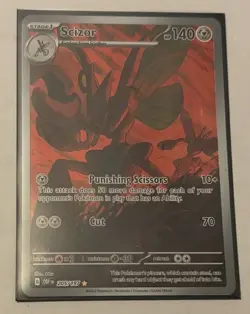 Scizor 205/197 Obsidian Flames Illustration Rare Pokemon TCG Card NM - Image 1