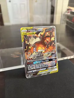 Reshiram & Charizard GX SM201 Holo Black Star Promo Card Sun & Moon - Image 2