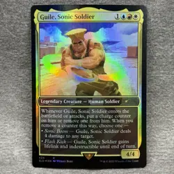 MTG Guile, Sonic Soldier Secret Lair SLD #434 Foil NM Magic Card - Image 2