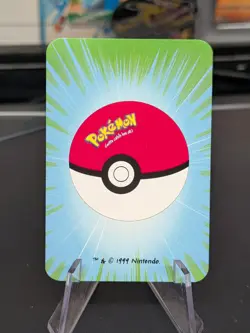 PACK FRESH MINT 1999 Pokemon Mewtwo Bicycle Mini Poker Playing Card 7 OF SPADES - Image 2