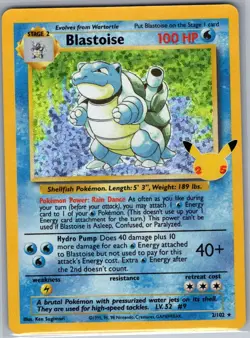 Blastoise 2/102 Celebrations: Classic Collection - Pokemon Card - NM - Image 1