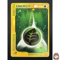 [NM]Grass Energy Pokemon Card Japanese 2002 Holo E-Series McDonald's Promo 18M17 - Image 1