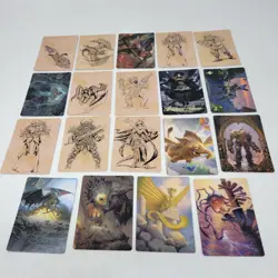 MTG D&D Battle for Baldur's Gate Art Series Card Lot Of 19 - Image 1