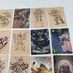 MTG D&D Battle for Baldur's Gate Art Series Card Lot Of 19 - Image 3