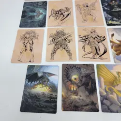 MTG D&D Battle for Baldur's Gate Art Series Card Lot Of 19 - Image 5