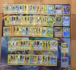 Vintage Pokemon Card Lot E Series Fire Pikachu Bulbasaur Eevee 124 Cards - Image 1