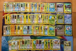 Vintage Pokemon Card Lot E Series Fire Pikachu Bulbasaur Eevee 124 Cards - Image 3