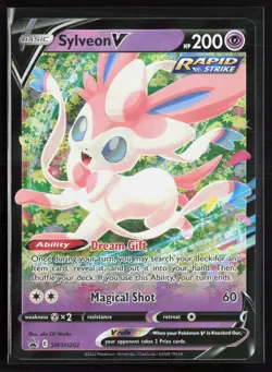 2019 SWSH: Sword & Shield Promo Cards #SWSH202 Sylveon V Promo,Holo - Image 1