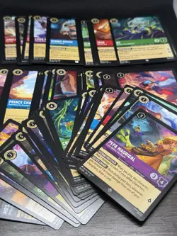 Disney Lorcana Wilds Kingdom 90 card lot - Image 5