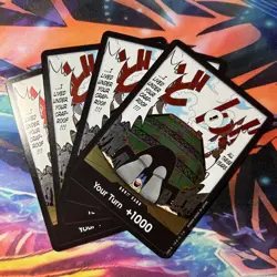 4X ONE PIECE Card Game DON !! Card (Alternate Art) OP03-DON Pillars of Strength - Image 1
