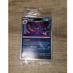 Pokemon Gengar Sealed GameStop Promo Holo Card Triple Swirl 050/088 - Image 1