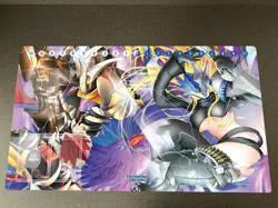 Digimon Playmat CCG DTCG TCG Mat Beelzemon Beelstarmon Trading Card Game Mat Bag - Image 1