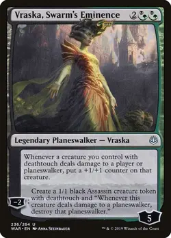 Vraska, Swarm's Eminence Foil War of the Spark 236 NM MTG - Image 1