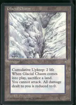 Magic the Gathering MTG Glacial Chasm - Image 1