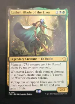 Lathril, Blade of the Elves Foundations MTG Regular Near Mint - Image 1