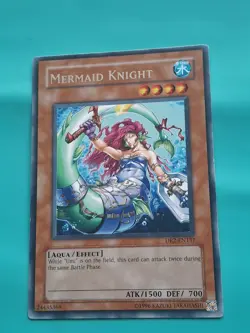 Yugioh - Mermaid Knight Rare DR2-EN137 LP - Image 1