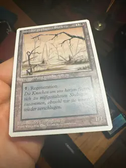 German Misprint Drudge Skeletons Swamp With Regenerate • Pack Fresh • Mtg 1288 - Image 3