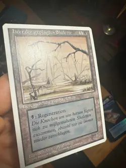 German Misprint Drudge Skeletons Swamp With Regenerate • Pack Fresh • Mtg 1288 - Image 5