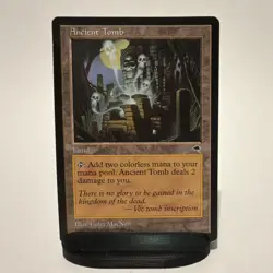 Magic: The Gathering Ancient Tomb Tempest Uncommon Land Colin MacNeil - Image 1