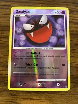 Pokemon TCG Stormfront Gastly Reverse Holo Card 62/100 - Image 1