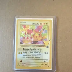 Pokemon ______'s Pikachu Holo Promo Wotc Promo 24/53 50 HP English - Image 1