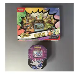 Pokemon Ascended Heroes Deluxe Pin Collection & Dialga Tin Promo Cards Sealed - Image 1