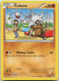 Cubone 77/162 Common BREAKthrough Pokemon NM/LP - Image 1