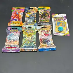 Pokemon TCG Assorted Lot of Mid Era Sleeved & Blister Packs SEALED S&M XY SWSH - Image 1