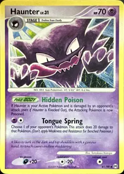 Haunter 41/99 Uncommon Arceus Pokemon Lightly Played - Image 1