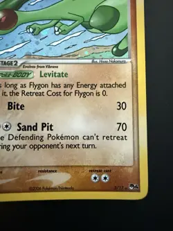 Pokemon TCG POP Series 4 FLYGON 2006 #3/17 Rate Holofoil Near Mint - Image 2