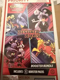 🔥 Pokemon TCG: Scarlet & Violet - Destined Rivals Booster Bundle - 6 Packs - Image 1