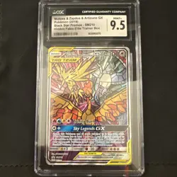 Pokemon Moltres & Zapdos & Articuno GX SM210 SM Promo Holo CGC 9.5 - Image 1