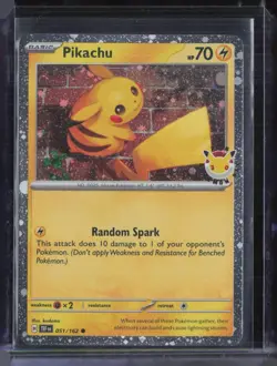 2024 Pokemon Temporal Forces Pokemon Day #051 Pikachu - Image 1