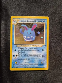 Pokemon Light Azumarill 13/105 Neo Destiny Holo - Image 1