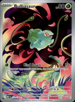 Bulbasaur 133/132 Holo - Pokemon ME01: Mega Evolution - NM - Image 1
