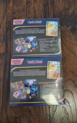 Pokemon Chaos Rising Elite Trainer Box ETB Mega Evolutions Sealed (Lot Of 2) - Image 2