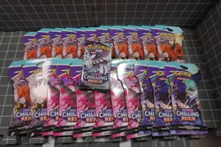 Lot of (23) Pokemon Chilling Reign SLEEVED Booster Packs - Image 1