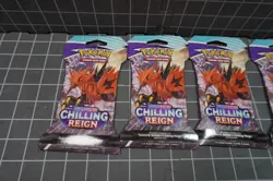 Lot of (23) Pokemon Chilling Reign SLEEVED Booster Packs - Image 2