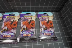 Lot of (23) Pokemon Chilling Reign SLEEVED Booster Packs - Image 3