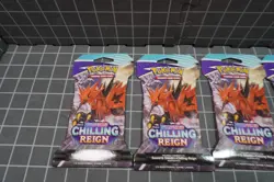 Lot of (23) Pokemon Chilling Reign SLEEVED Booster Packs - Image 4