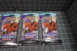 Lot of (23) Pokemon Chilling Reign SLEEVED Booster Packs - Image 5