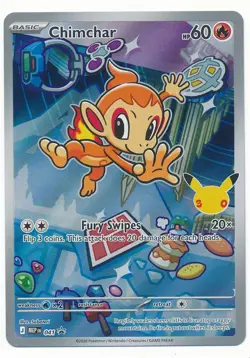 2026 POKEMON FIRST PARTNER ILLUSTRATION RARE 30TH ANNIVERSARY CHIMCHAR #041 - Image 1