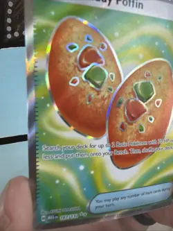 Pokemon Buddy-Buddy Poffin Trainer Item Me01 167/132 Full Art Holo Ultra Rare - Image 4