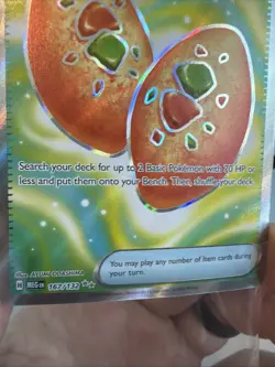 Pokemon Buddy-Buddy Poffin Trainer Item Me01 167/132 Full Art Holo Ultra Rare - Image 5