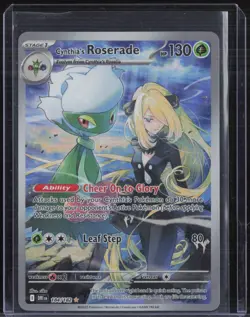 2025 Pokemon Destined Rivals Illustration Rare #184 Cynthia's Roserade #1 - Image 1