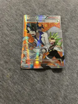Pokemon TCG Professor Sycamore Ultra Rare Full Art Holo XY Steam Siege 114/114 - Image 2