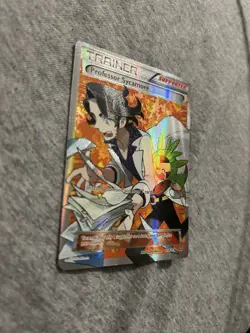 Pokemon TCG Professor Sycamore Ultra Rare Full Art Holo XY Steam Siege 114/114 - Image 4