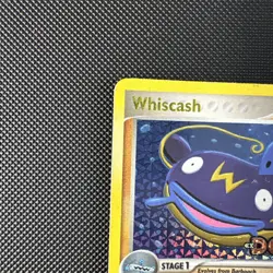 Pokemon TCG EX Deoxys Stamped Whiscash 28/107 Reverse Holo HP - Image 2
